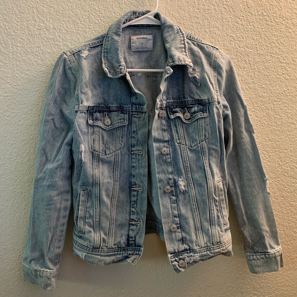 Distressed Jean Jacket